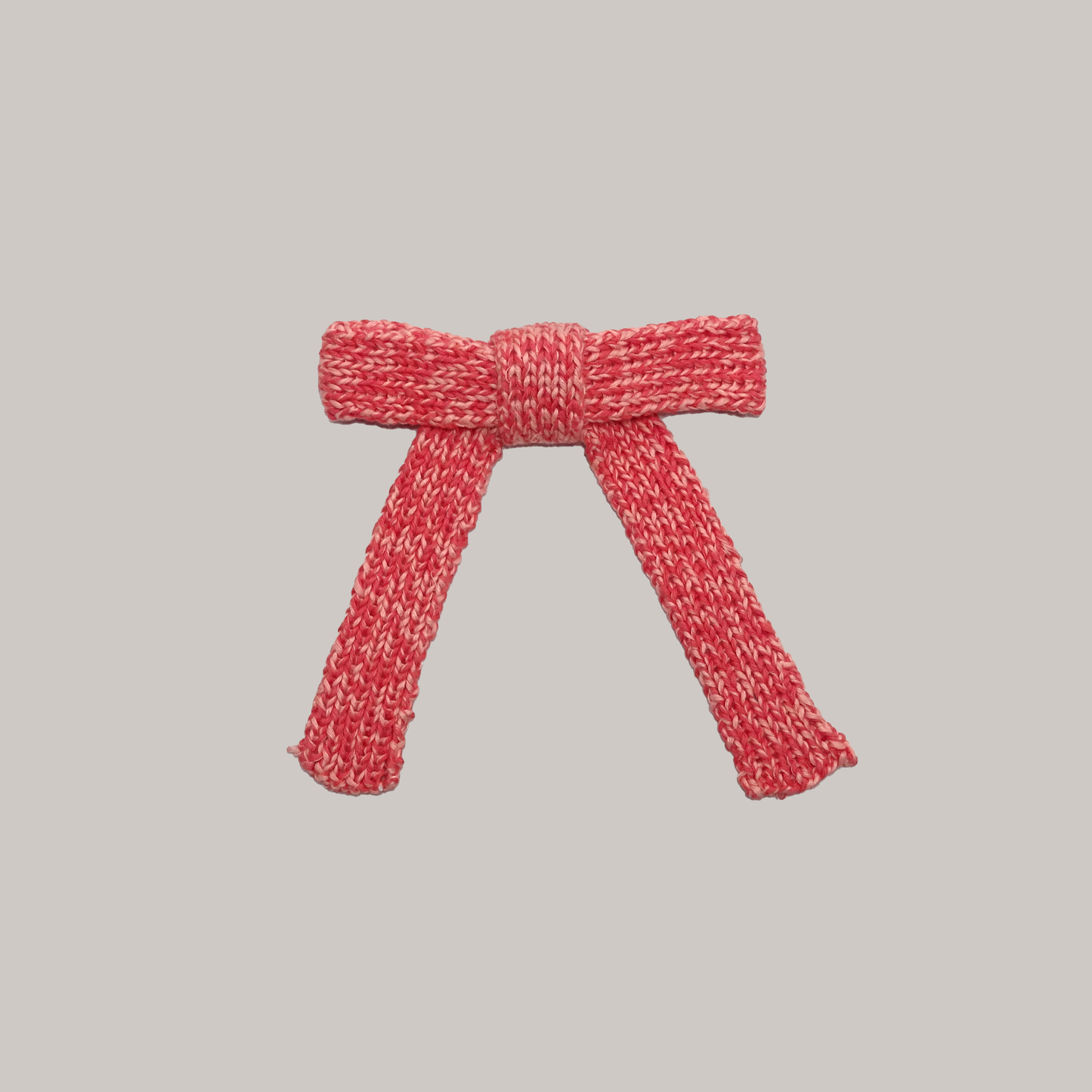 Barrette à cheveux, nœud en tricot