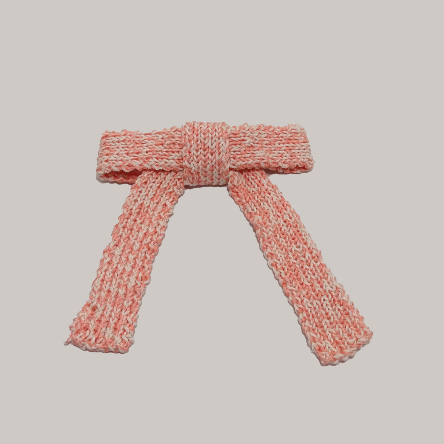 Barrette à cheveux, nœud en tricot