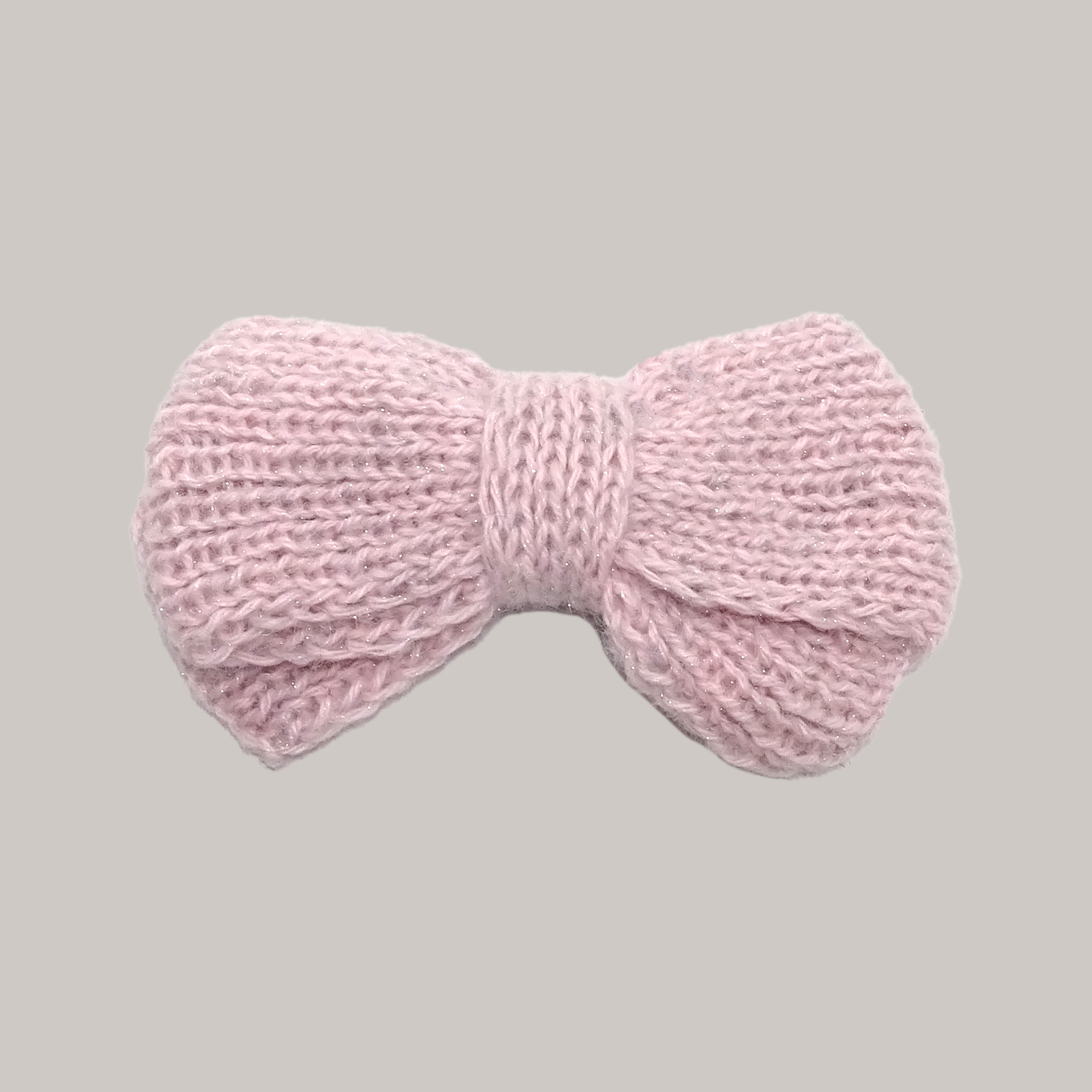 Barrette à cheveux, nœud en tricot