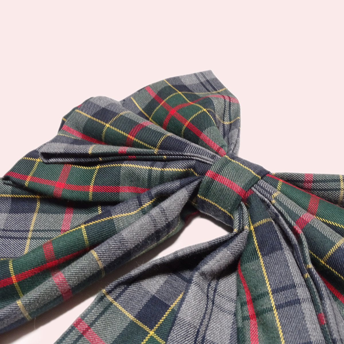 Le Nœud Eléonore Tartan Vert